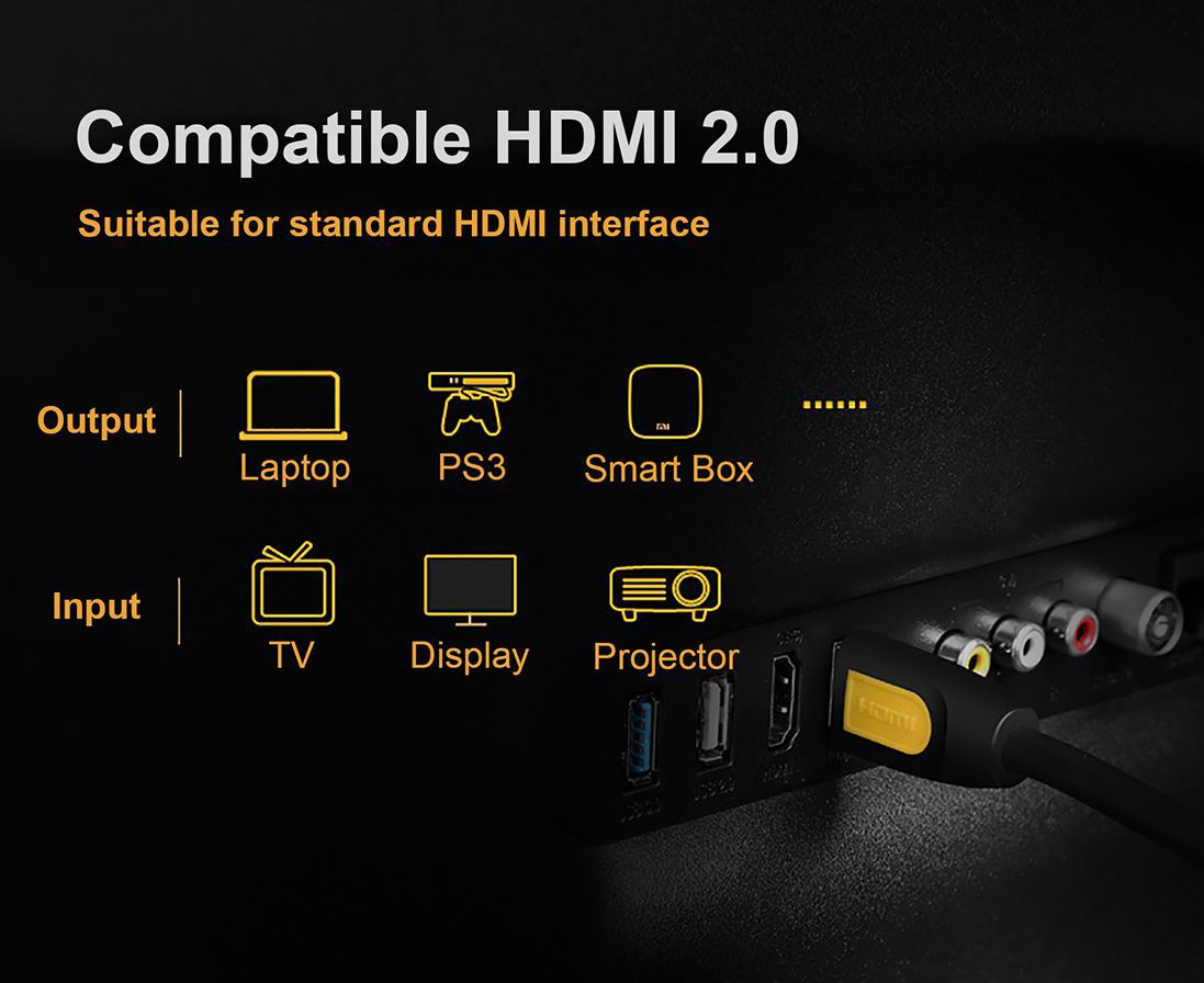 Cáp HDMI Ugreen 1M full HD 4Kx2K UG-10115