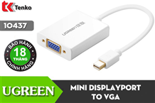 Cáp Mini Displayport to VGA + Audio Ugreen 10437