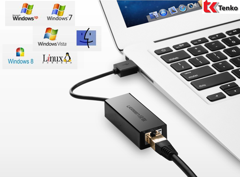 Cáp chuyển đổi USB sang LAN 100 Mbps Ugreen 20254