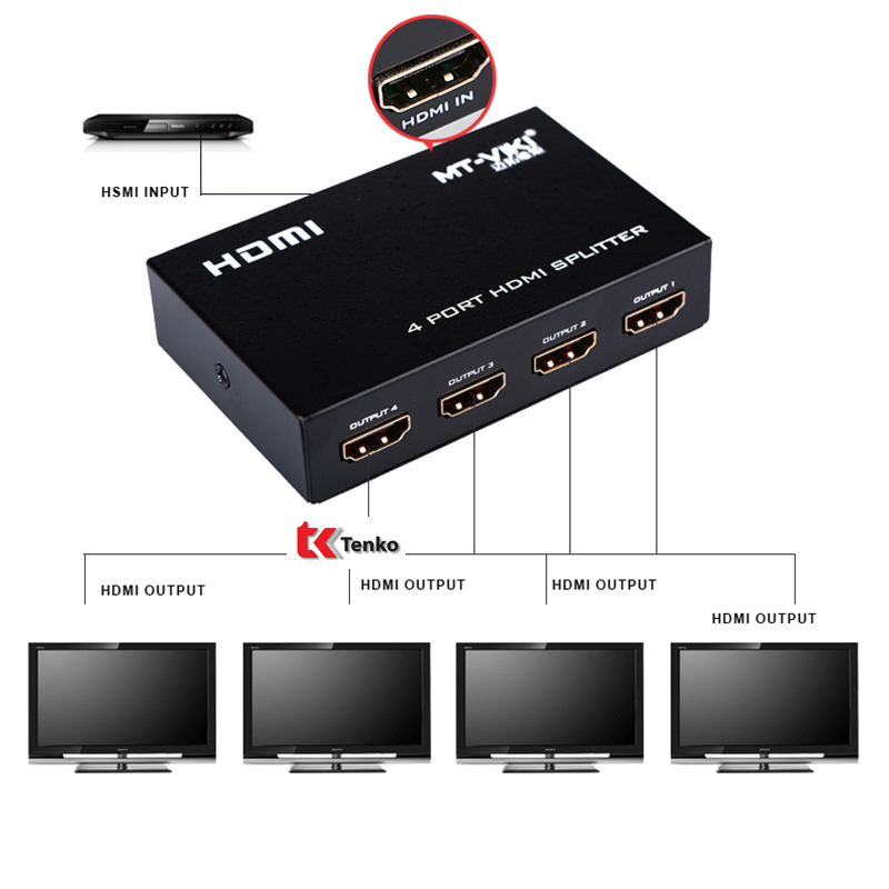 Bộ Chia HDMI 1 Ra 4 Cổng MT-VIKI MT-SP104M
