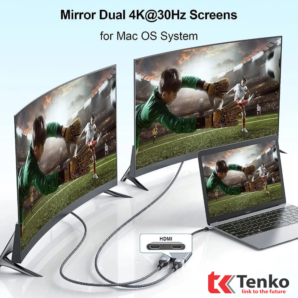 Hub Usb Type-c ra 2 màn hình HDMI MT-C2H