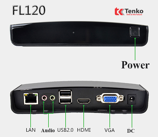 Bộ chia máy tính cổng VGA/HDMI ThinClient FL120