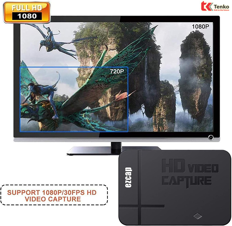 Box ghi hình HD Ezcap 288 - Full HD 1080p