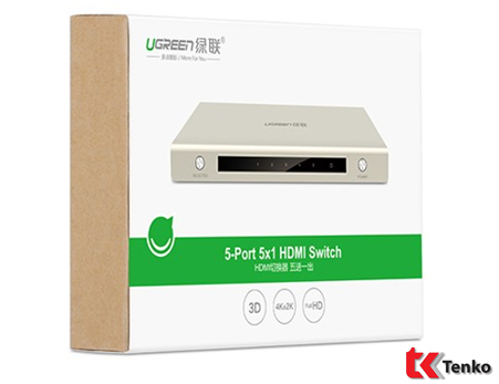Bộ gộp HDMI 5 vào 1 ra hỗ trợ 4K Ugreen 40279