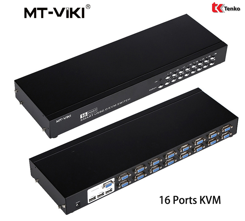 Bộ Gộp VGA KVM Switch 16 Vào 1 Ra MT-1601UK-CH