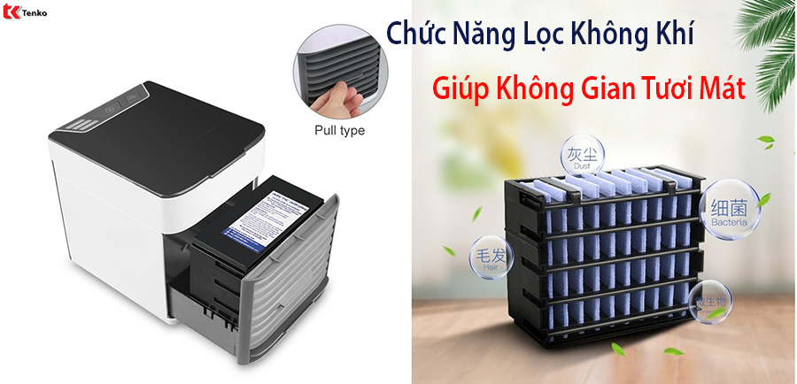 Quạt Điều Hòa Mini Làm Mát Không Khí Tenko TK-F01