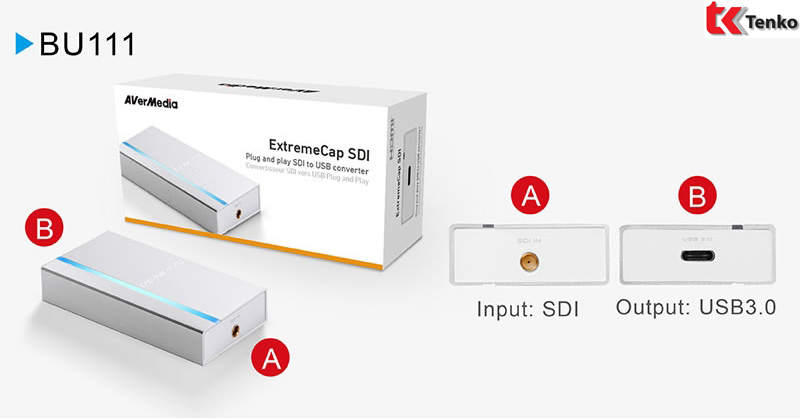 Box Ghi Hình SDI To USB TYPE-C AVerMedia BU111