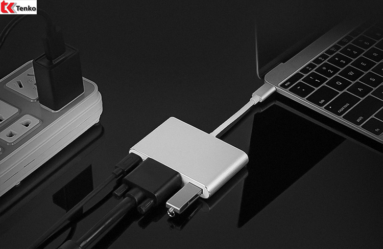 Cáp USB Type C To VGA, USB 3.0 MT-UC22