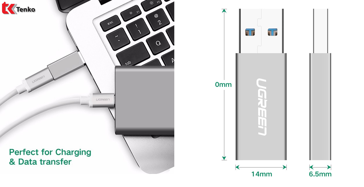 Đầu Chuyển USB 3.0 Sang USB Type C Ugreen 30705