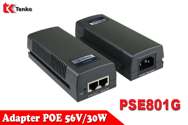 Adapter POE 48-56V/30W 2 Port Gigabit PSE801G