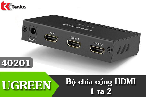 Bộ chia cổng HDMI 1 ra 2 Ugreen 40201