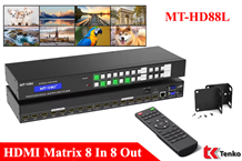 Bộ chia HDMI Matrix 8 vào 8 ra Mt-Viki MT-HD88L