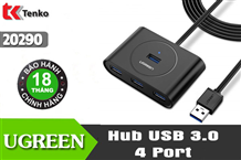 Bộ chia hub USB 3.0 4 cổng chính hãng Ugreen 20290
