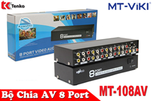Bộ chia tín hiệu AV 1 ra 8 cổng MT-108AV