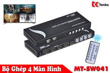 Bộ ghép 4 HDMI ra 1 màn hình MT-VIKI MT-SW041