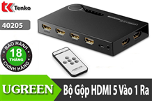 Bộ Gộp HDMI 5 Vào 1 Ra Ugreen 40205 - Full HD