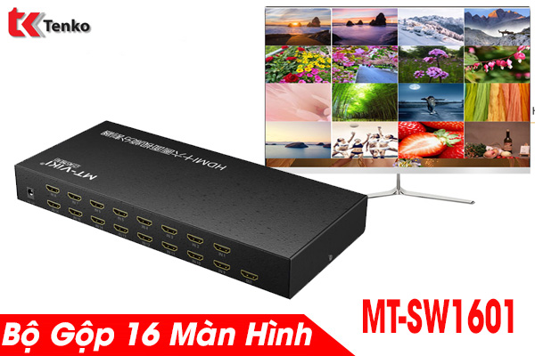 Bộ Gộp Switch HDMI 16 Vào 1 Ra MT-SW1601