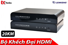 Bộ Khuếch Đại HDMI 20km Qua Cáp Quang LKV 378