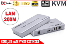 Bộ Khuếch Đại HDMI, USB Sang Lan 200m - IP KVM