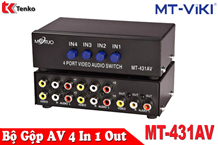 Bộ Switch AV 4 vào 1 ra - chính hãng MT-431AV