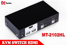 Bộ Switch KVM HDMI 2 Cổng USB MT ViKI MT-2102HL