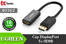Cáp Chuyển Đổi Displayport Sang HDMI Ugreen 40362