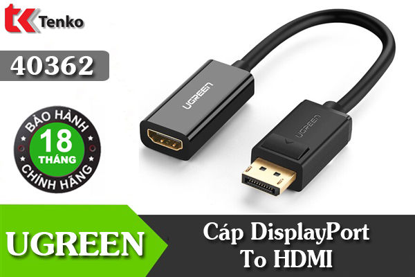 Cáp Chuyển Đổi Displayport Sang HDMI Ugreen 40362
