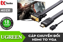 Cáp Chuyển Đổi HDMI Sang VGA 2m Ugreen 40231