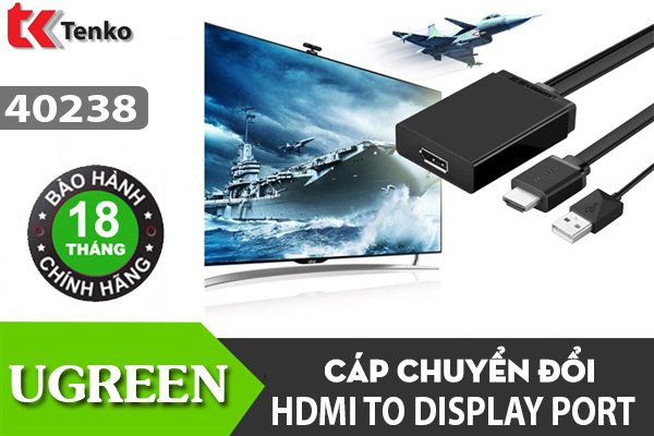 Cáp Chuyển HDMI Sang Displayport Ugreen 40238
