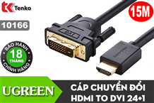 Cáp chuyển HDMI to DVI 24+1 15m UGREEN 10166