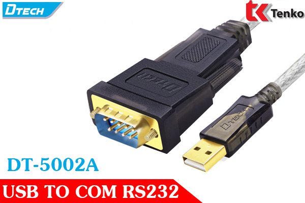 Cáp Chuyển USB Sang COM RS232 DTECH DT-5002A