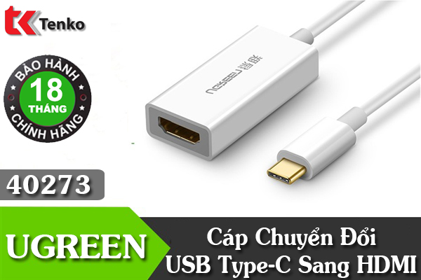 Cáp Chuyển USB Type-C To HDMI 4K*2K Ugreen 40273