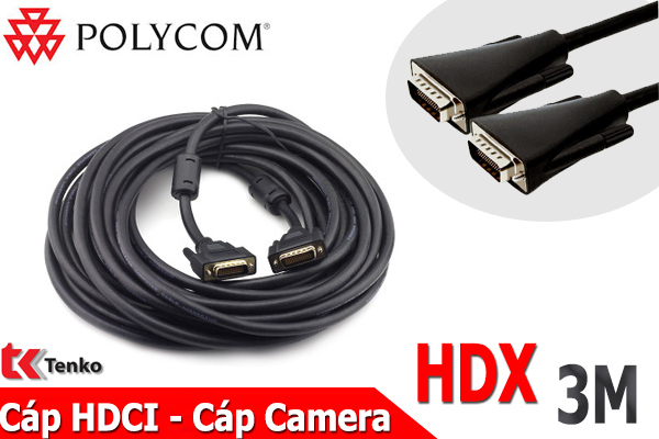 Cáp HDCI - Cáp Camera HDX Polycom 3m