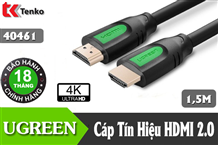 Cáp HDMI 2.0 dài 1,5m Ugreen 40461 Hỗ Trợ 2K*4K