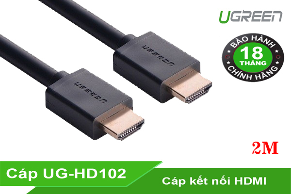 Cáp HDMI 2m chính hãng Ugreen 10107