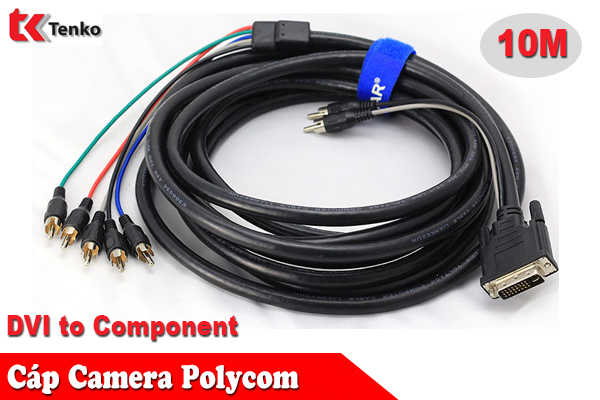 Cáp Polycom DVI To Component Dài 10M