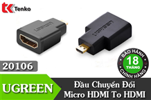 Đầu Chuyển Đổi Micro HDMI To HDMI Ugreen 20106