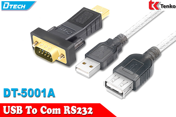 Đầu Chuyển USB To COM, RS232 Dtech DT-5001A