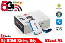 HDMI Không Dây Ezcast M2-500 hỗ trợ 2 Băng Tần