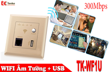 Mặt Wifi Âm Tường + USB Chuẩn N 300mbps TK-WF1U