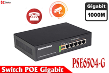Switch Gigabit 5 Port Với 4 Port POE PSE6504-G
