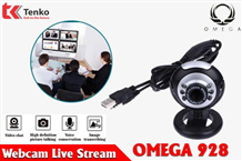 Webcam Live-Stream Có Mic Omega C928